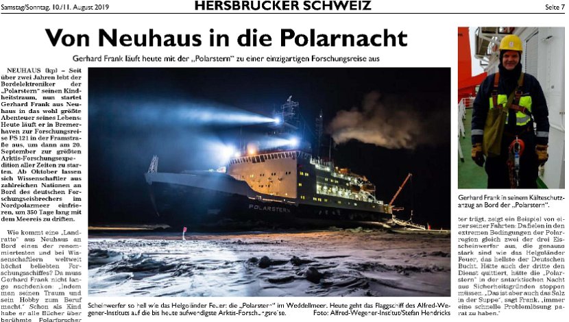 Bericht_HZ_10.08.2019_Polarstern_Funkamateure